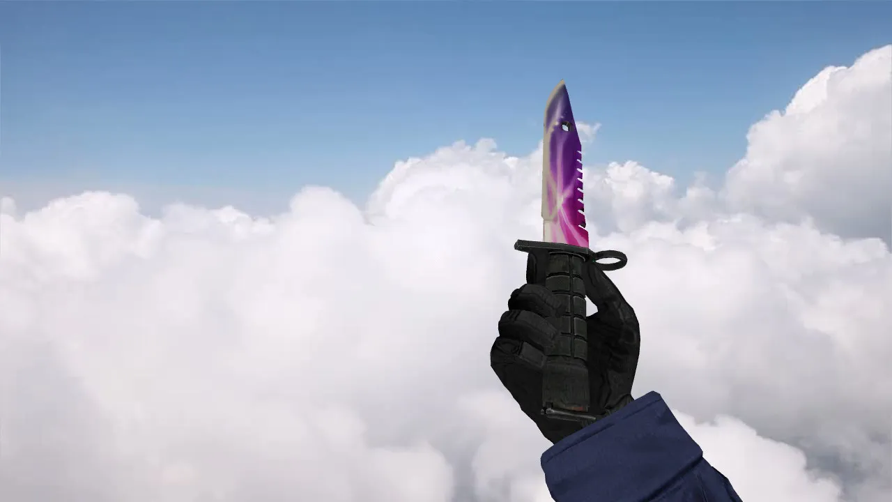 Скриншот Модель Bayonet M9 Spectrum для CS 1.6: v_ w_ p_ файлы, звуки, анимация осмотра и качество текстур