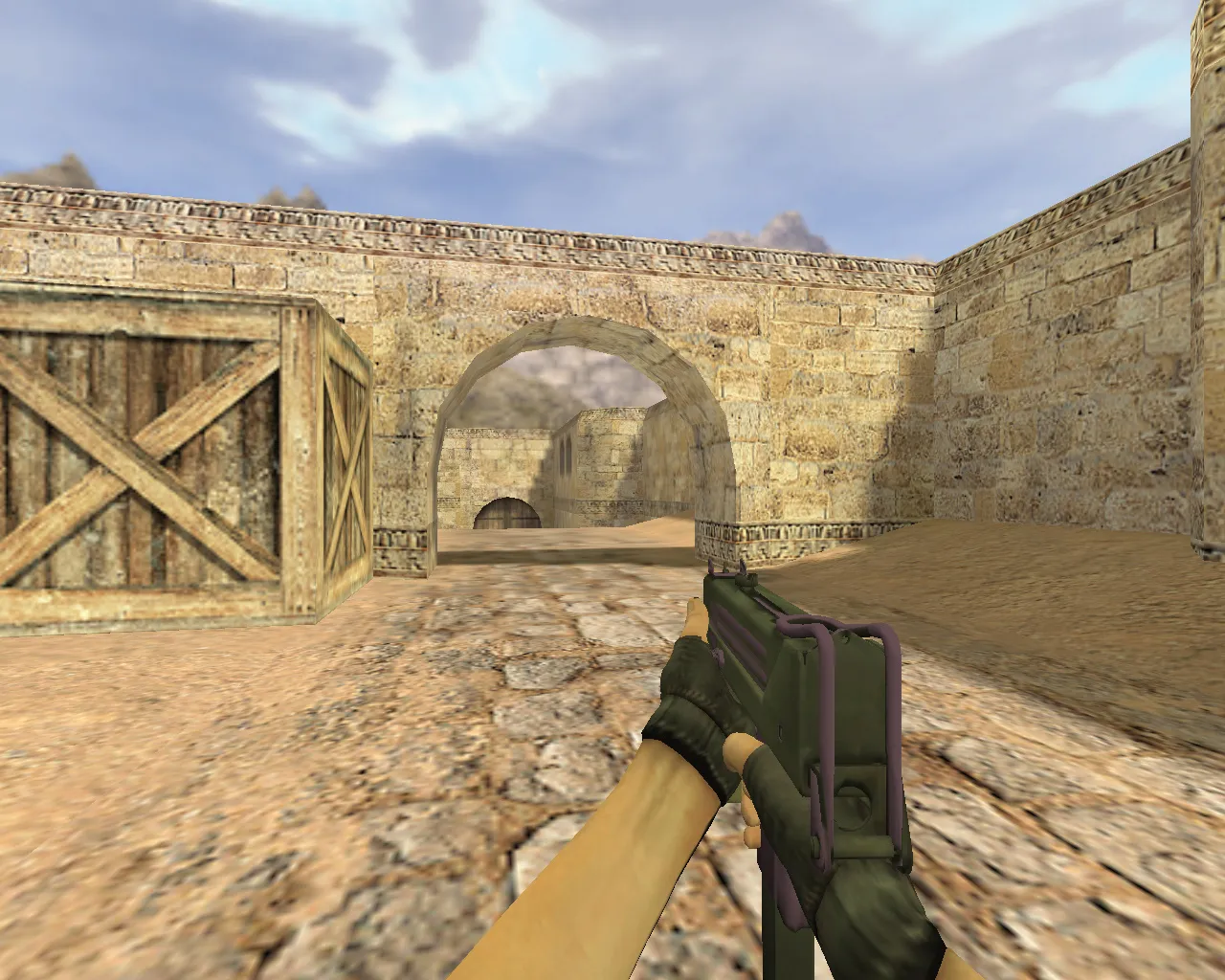 Скриншот Модель MAC-10 Ультрафиолет для CS 1.6 - Качественные текстуры и анимация