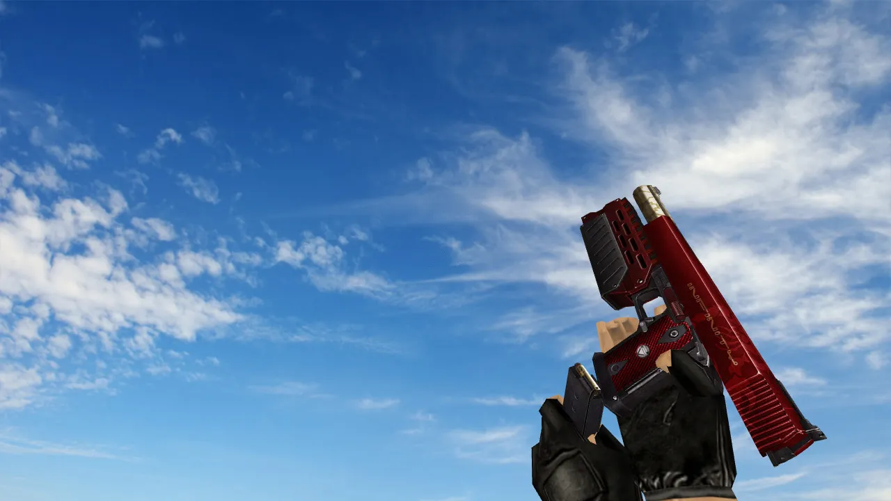 Скриншот Модель «Red Infinity Single» для CS 1.6 - Уникальный Deagle