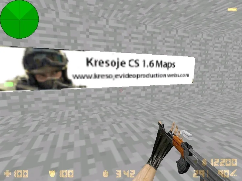 Скриншот  Карта de_minecraft_2012 для CS 1.6: Тактика и особенности