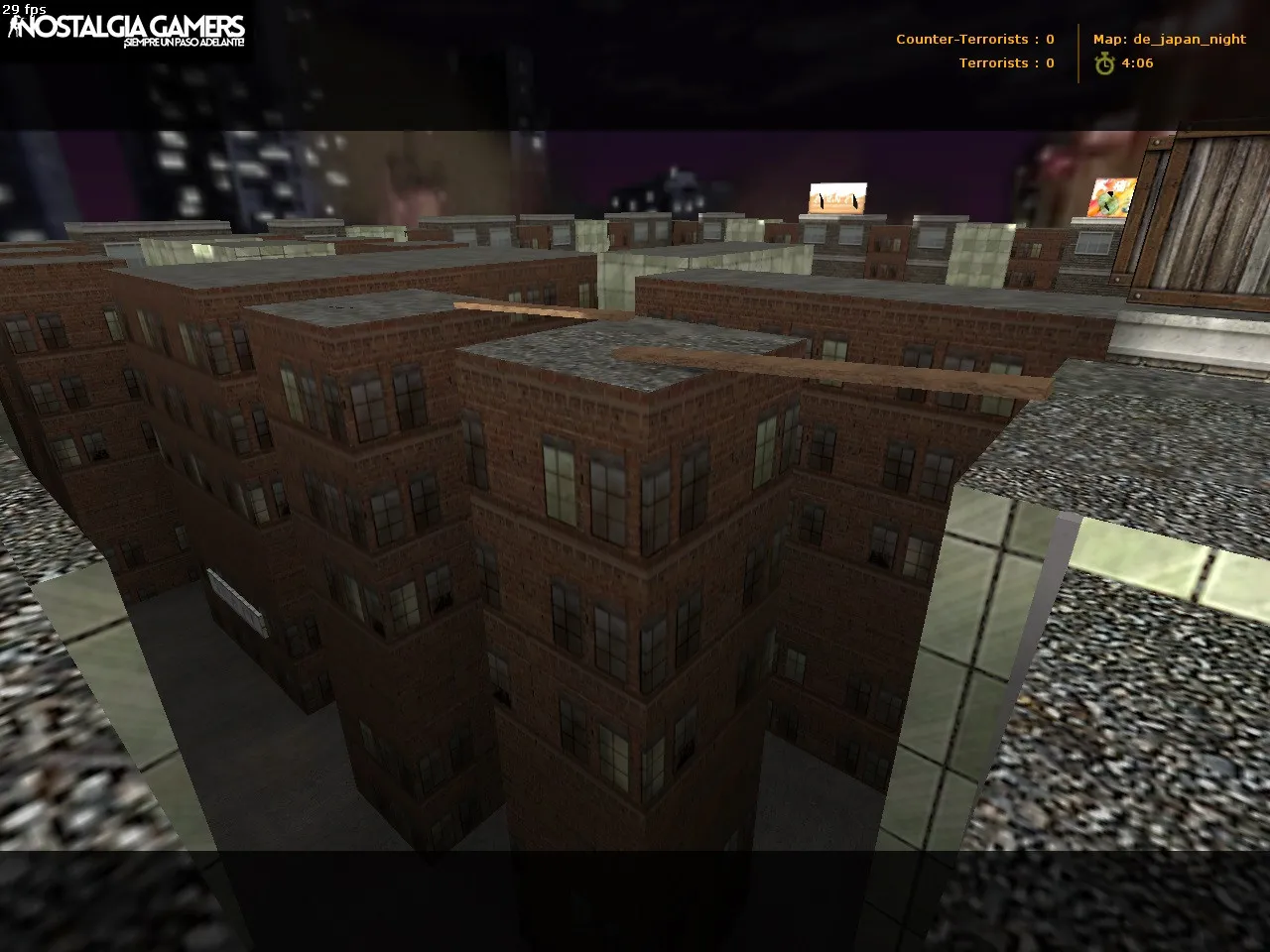 Скриншот Карта de_japan_night для CS 1.6 - Тактические особенности и баланс