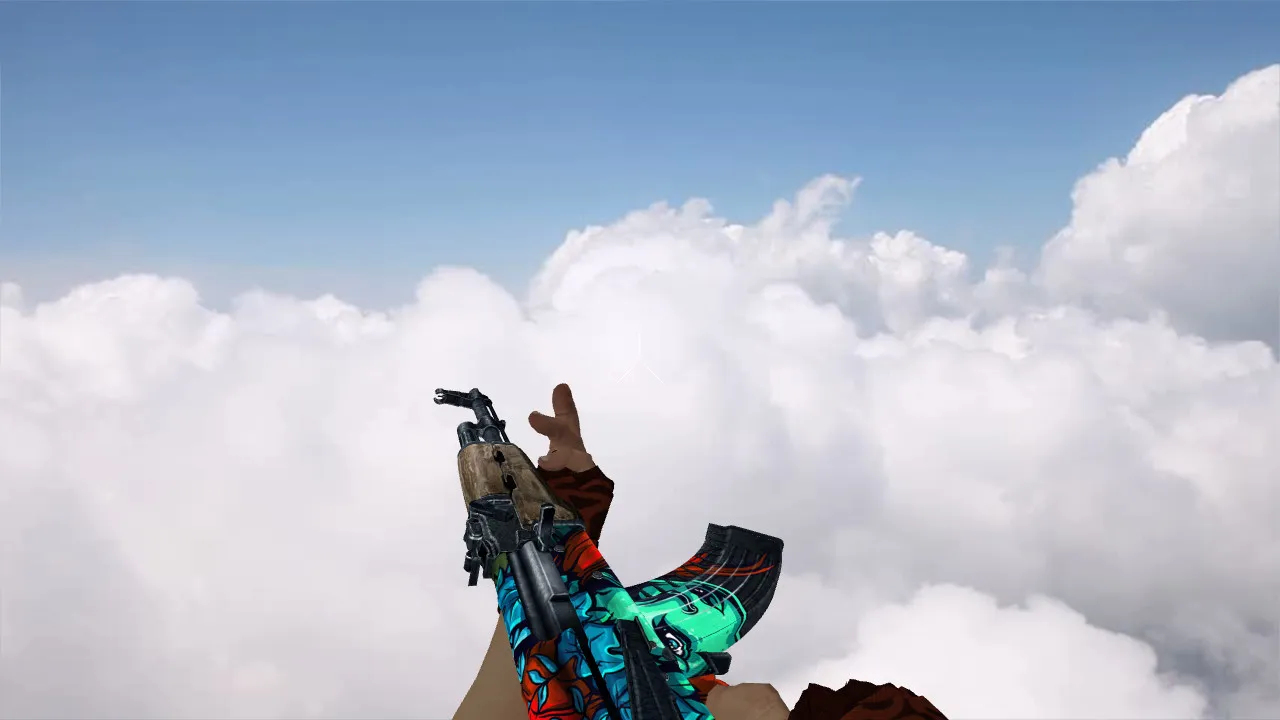 Скриншот Модель «AK-47 Cursed Ivy» для CS 1.6 - Скачай сейчас