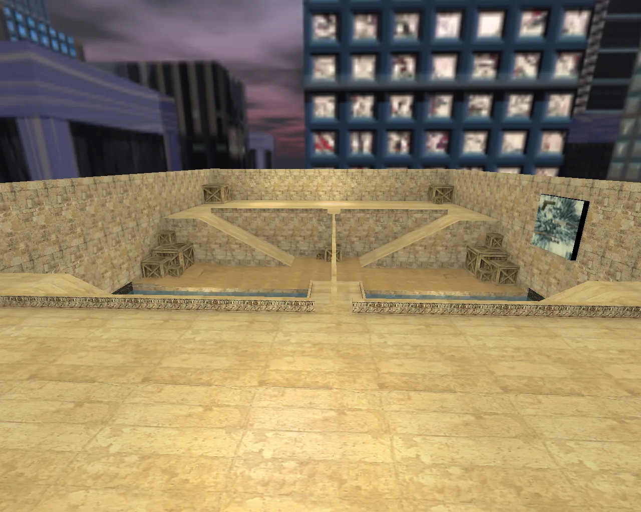 Скриншот  Карта 35hp_2 для CS 1.6: режим на ножах, баланс сторон, .nav для ботов, оптимизация wpoly/epoly