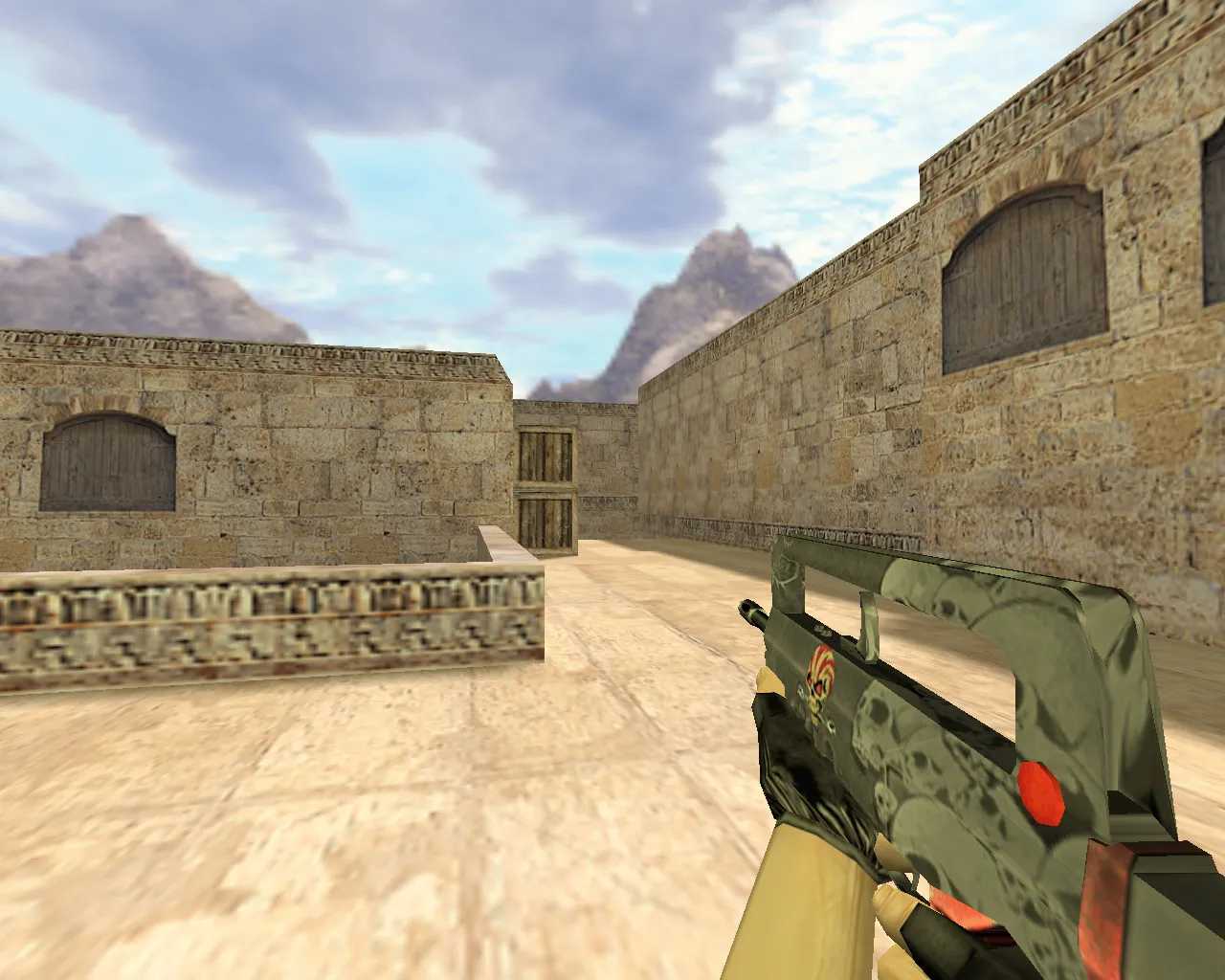 Скриншот Модель Famas Череп для CS 1.6 - Качество и Уникальность