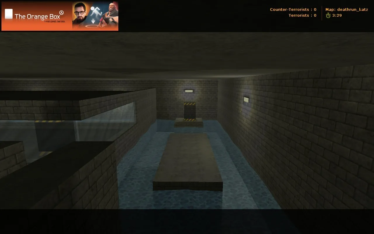 Скриншот  deathrun_katz для CS 1.6: тактика за CT и TR, точки, .nav и оптимизация wpoly/epoly