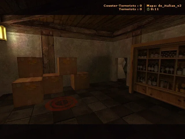 Скриншот Карта «de_italian_v2» для CS 1.6