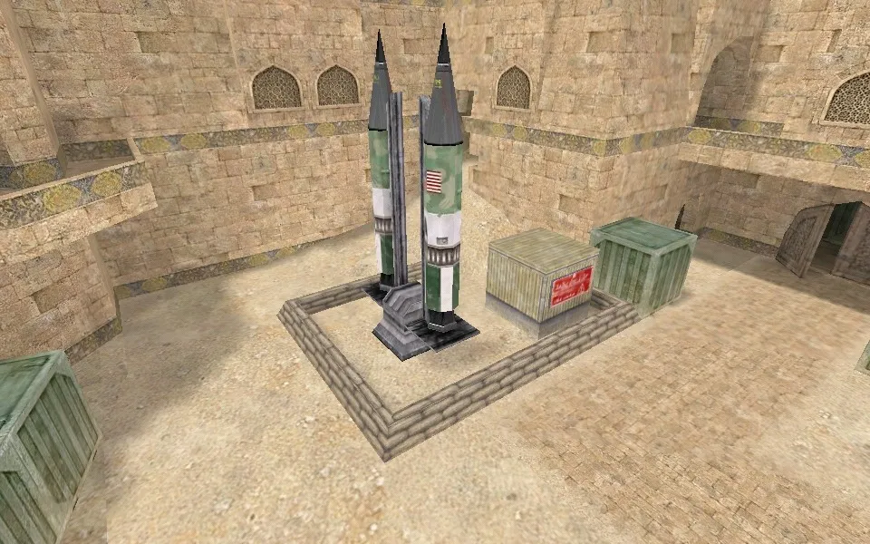 Скриншот  Карта de_scud_2k1 для CS 1.6 - Тактический геймплей и оптимизация