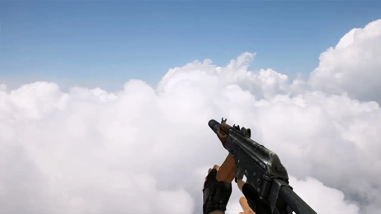 Скриншот Модель «AKS-74U Supressed» для CS 1.6 — Идеальный выбор для геймеров