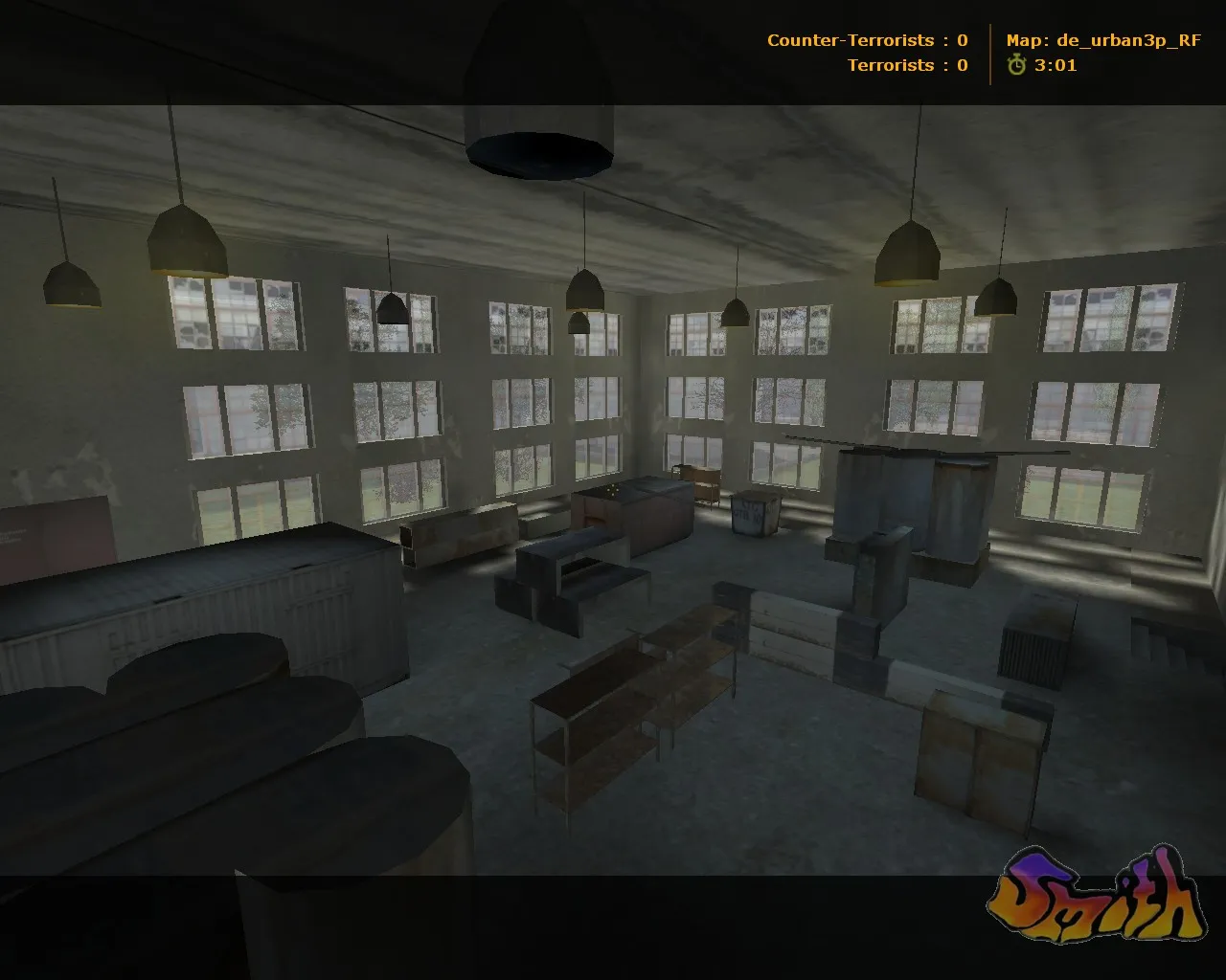 Скриншот  Карта de_urban3p_rf для CS 1.6: Тактика и особенности