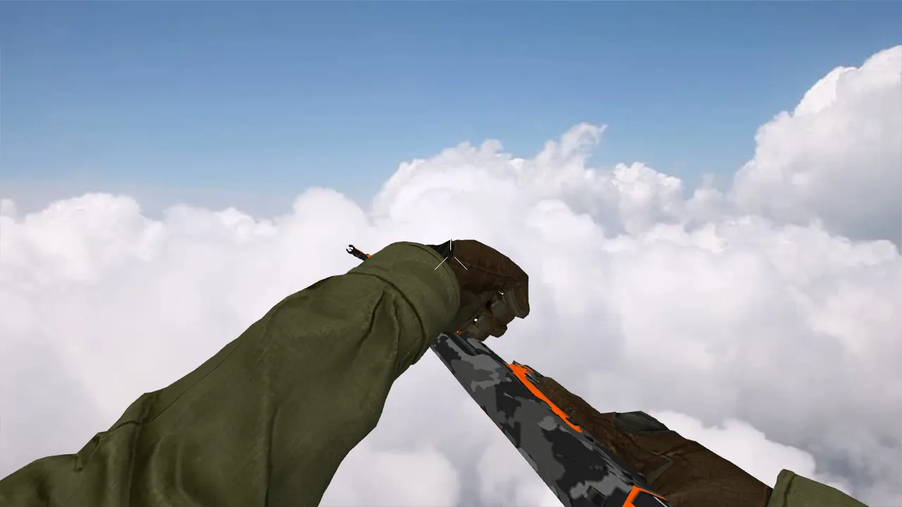 Скриншот Модель «AK-47 Vanquish» (v_ / p_ / w_) для CS 1.6: звуки, анимация осмотра, текстуры и настройка