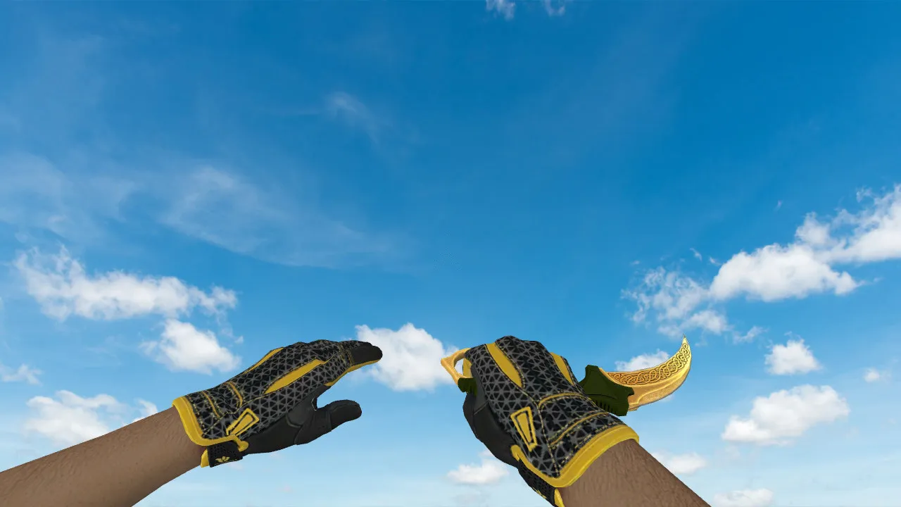 Скриншот Модель ножа керамбит «Легенды» для CS 1.6: v_, p_, w_ модели, звуки, анимация осмотра и качество текстур