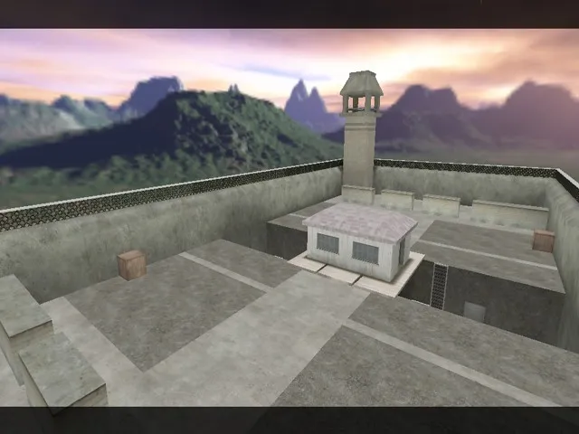 Скриншот  Карта de_snipe_rmk для CS 1.6: идеальная площадка для снайперов