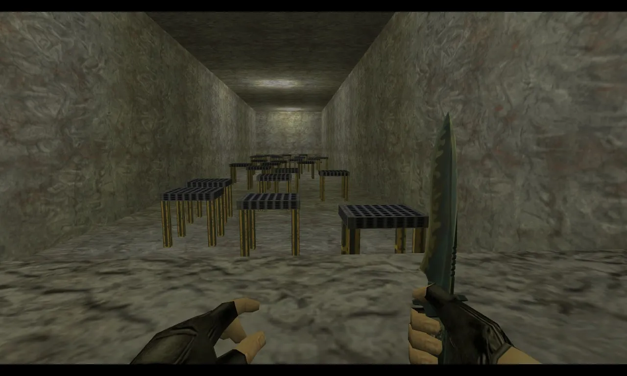 Скриншот  deathrun_kazz_level_x — карта deathrun для CS 1.6: баланс сторон, точки, .nav, оптимизация