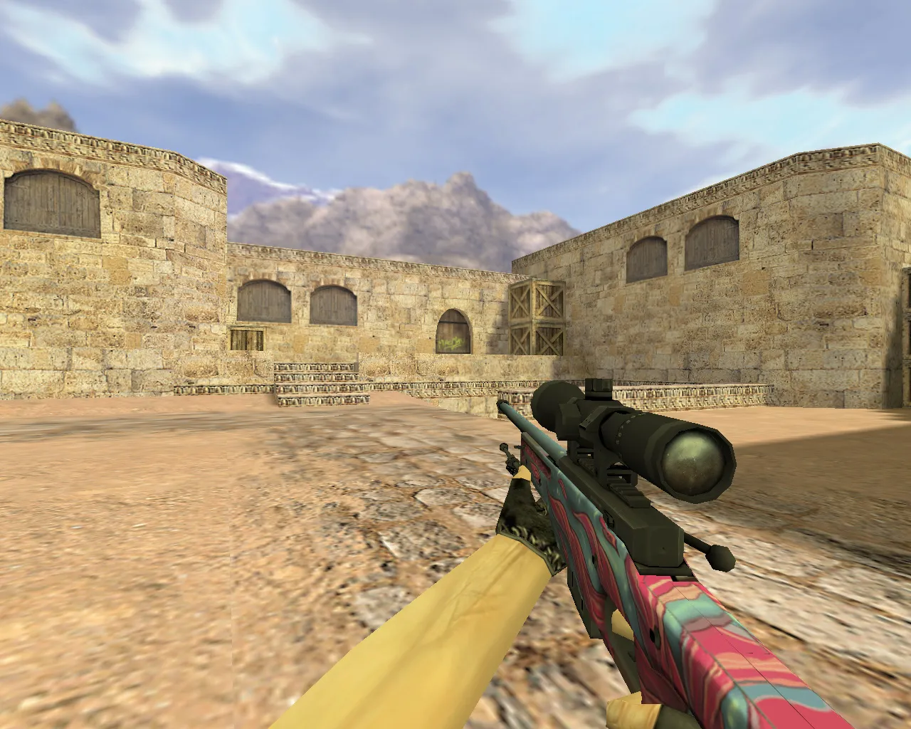 Скриншот Модель «AWP Щупальца» для CS 1.6 - Уникальный скин для снайперов