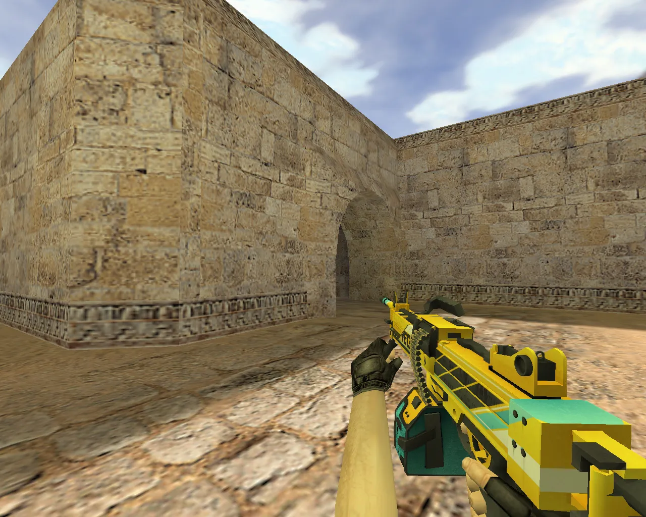 Скриншот Модель «Negev Погрузчик» для CS 1.6 – Оружие с уникальным дизайном