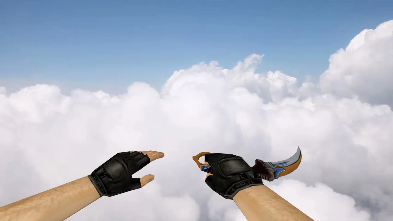 Скриншот Модель ножа Karambit Taruk Clan v_ p_ w_ для CS 1.6: звуки, анимация осмотра, качество текстур
