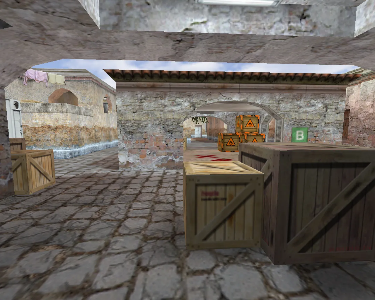 Скриншот  Карта DE_MIRAGE для CS 1.6 - Тактика и Оптимизация