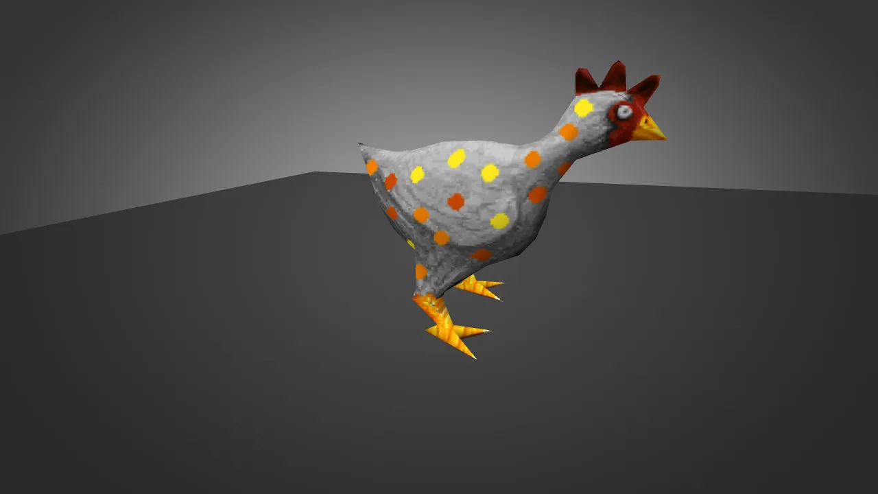 Скриншот Модель «Spotted Chicken with Nails» для CS 1.6 - Уникальный скин