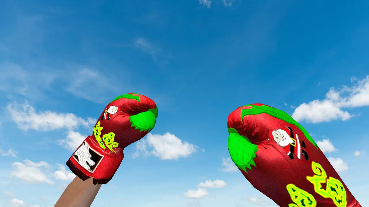 Скриншот Модель «Boxing Gloves» v_ для CS 1.6: нож с анимацией осмотра, звуками и текстурами