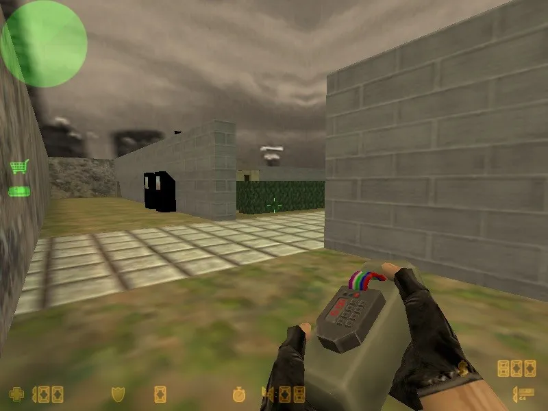 Скриншот  c4_mansion — DE карта для CS 1.6: тактика сторон, точки, оптимизация и боты