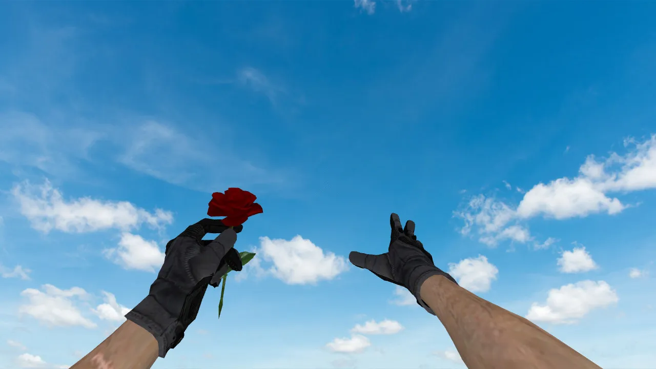 Скриншот Модель гранаты «Роза» для CS 1.6: v_ и p_ модели, звуки, анимация осмотра, качество текстур