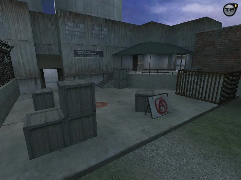 Скриншот  css_crane — DE карта для CS 1.6: точки, спавны, тактика T и CT, .nav и оптимизация