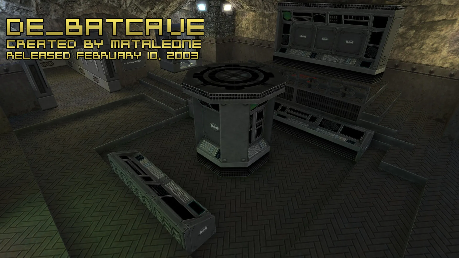 Скриншот  de_batcave для CS 1.6: тактики CT/T, точки, .nav, оптимизация wpoly/epoly