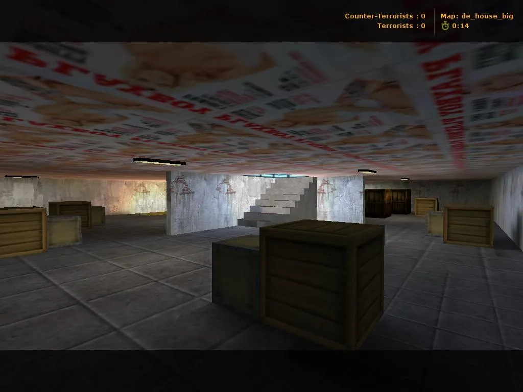 Скриншот  Карта de_house_big для CS 1.6 - Скачай и играй прямо сейчас