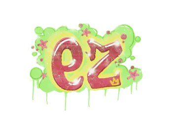 Скриншот Граффити «EZ» для CS 1.6 - Уникальный стиль из CS:GO