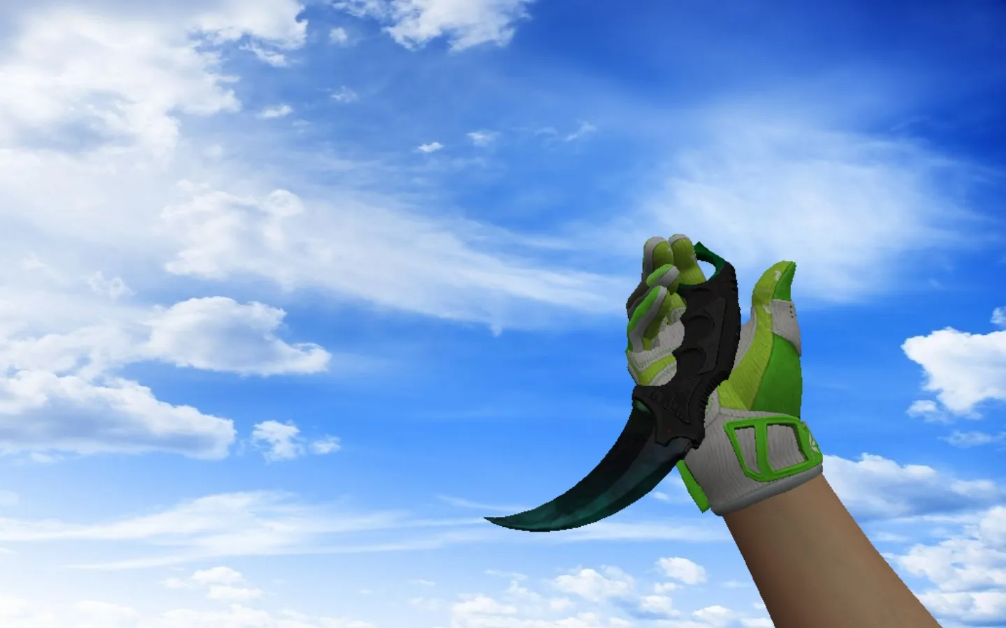 Скриншот  Пак «Спортивные перчатки | Живая изгородь» для CS 1.6: оружейные скины, v_/p_/w_ модели, осмотр и звуки