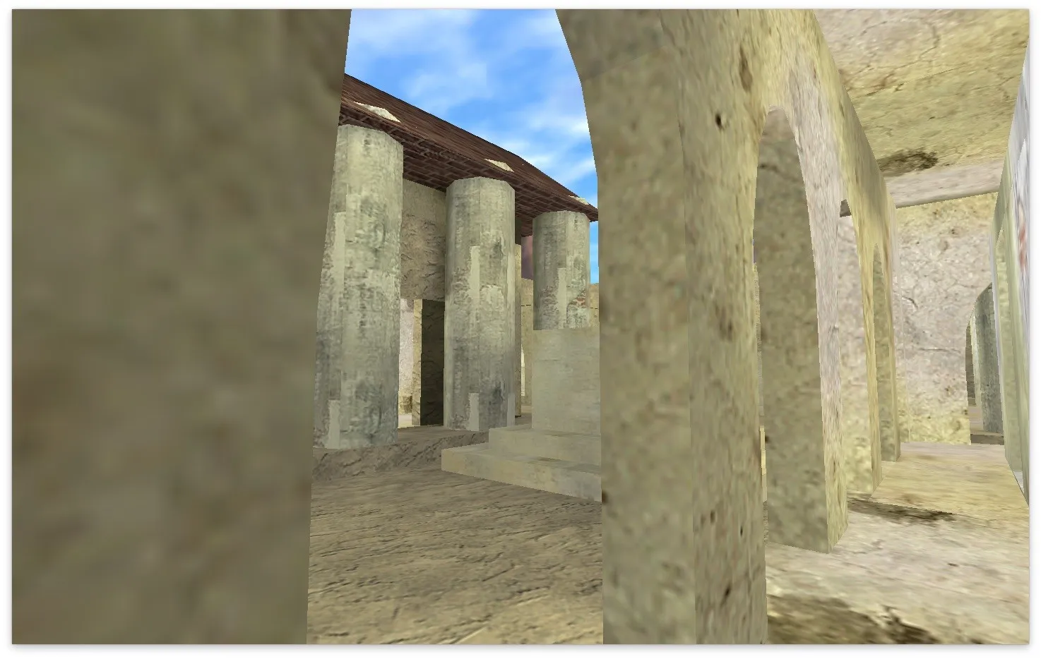 Скриншот  Карта de_rome для CS 1.6 - подробное описание с тактиками