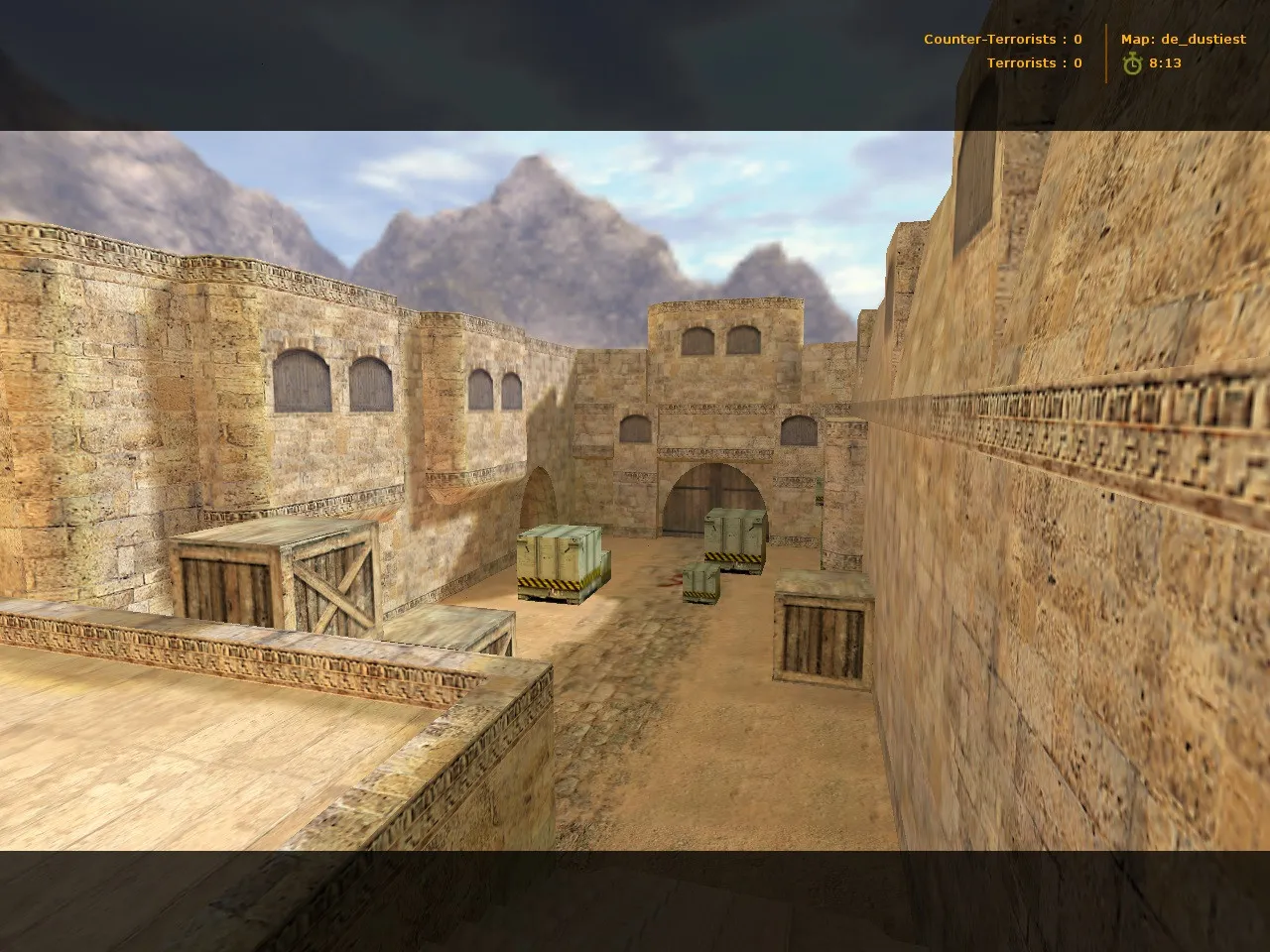 Скриншот  Карта de_dustiest для CS 1.6: тактика за терр и спецназ, точки, .nav и оптимизация wpoly/epoly