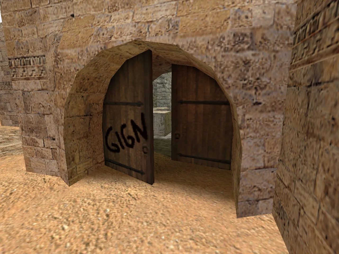 Скриншот  de_gign_os карта для CS 1.6: баланс сторон, точки, .nav для ботов и оптимизация wpoly/epoly