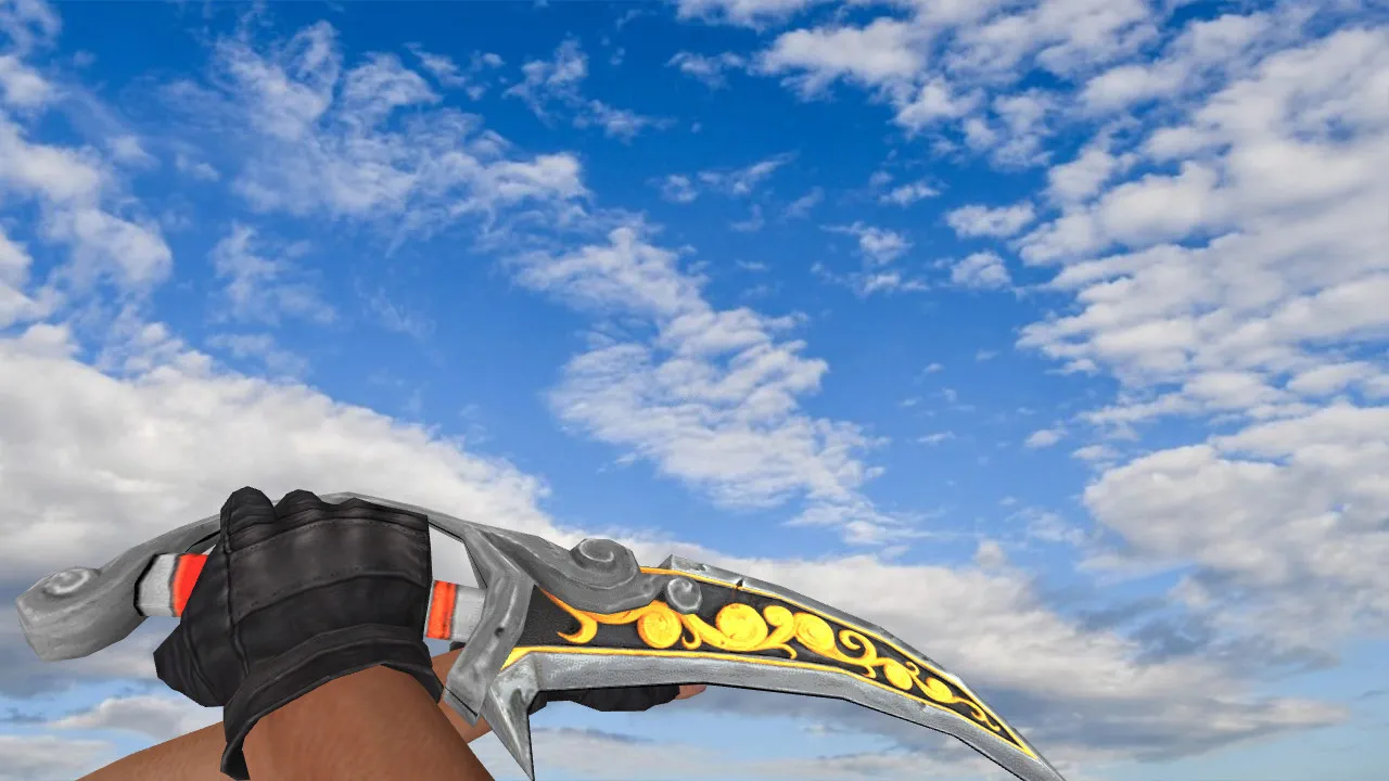 Скриншот Модель Life Stealer Knife v_ для CS 1.6: p_ и w_ файлы, звук, анимация осмотра и текстуры