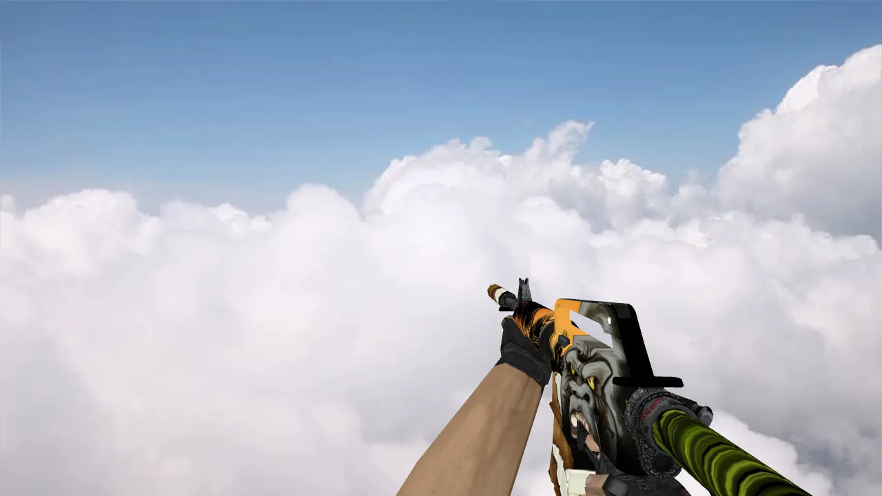 Скриншот Модель M4A1 Gorilla v_ модели для CS 1.6: звуки, анимация осмотра, качество текстур и настройка