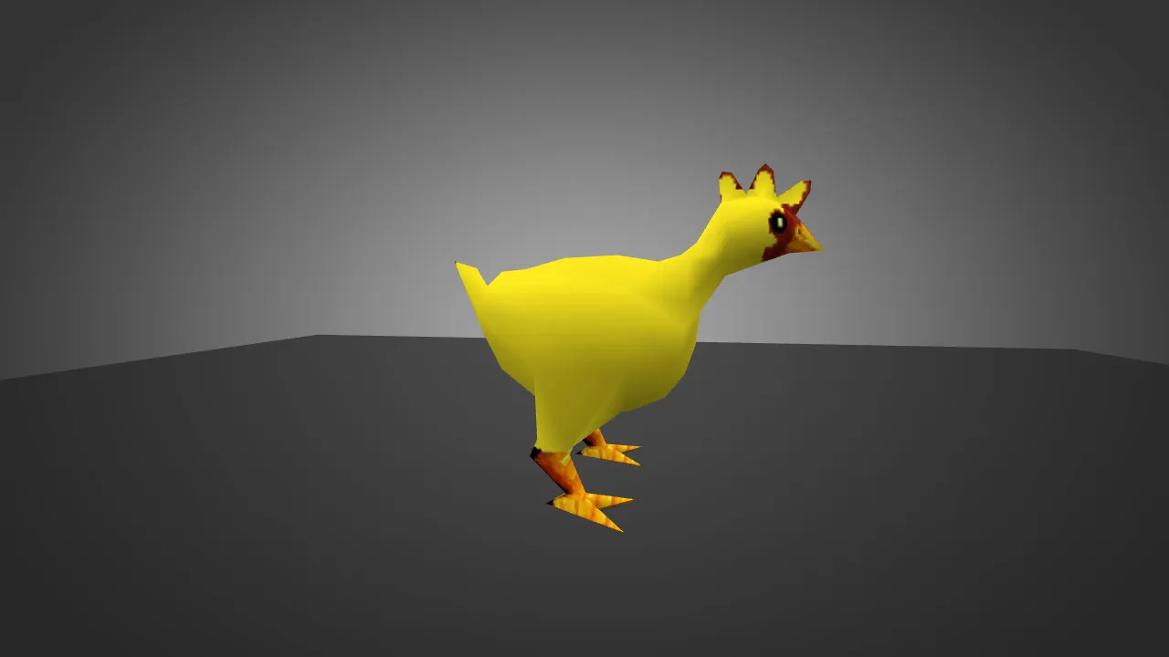 Скриншот Модель «Yellow Chicken» для CS 1.6 - Уникальный скин для игроков