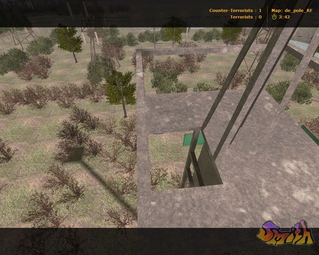 Скриншот  Карта de_pole_rf для CS 1.6 - Тактические возможности и особенности