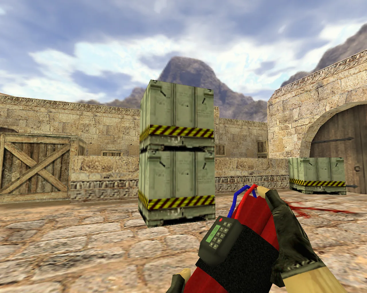 Скриншот Модель «Динамит» для CS 1.6: v_, p_, w_ модели, звук, анимация осмотра и качество текстур для C4