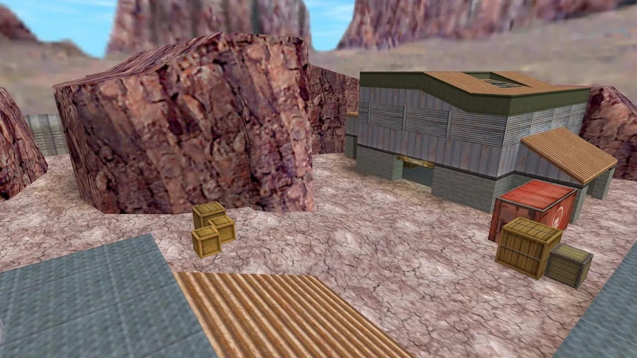 Скриншот  Карта de_nuke2x2 для CS 1.6 - Тактика и оптимизация