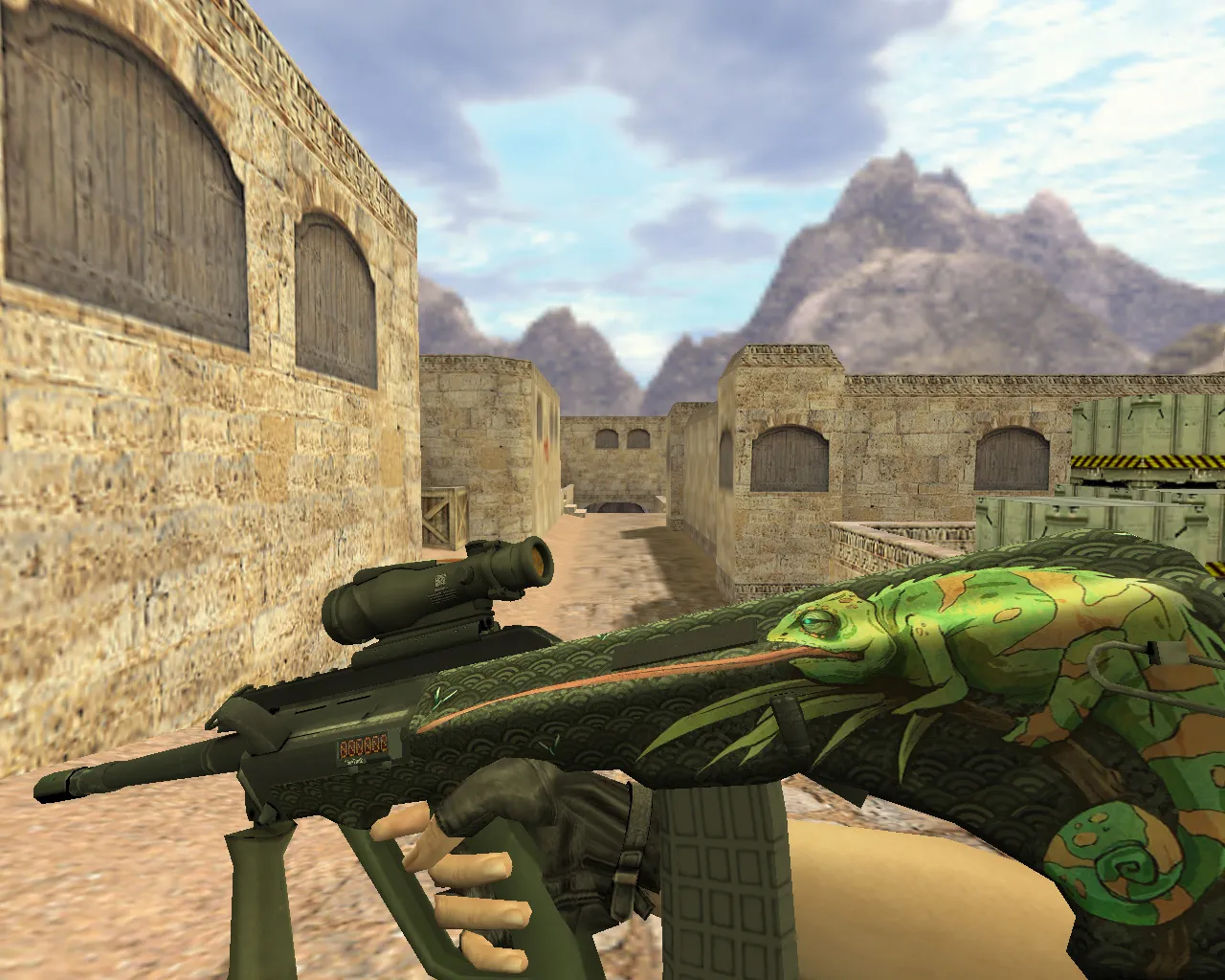 Скриншот Модель AUG Хамелеон для CS 1.6 - Идеальный выбор для игроков