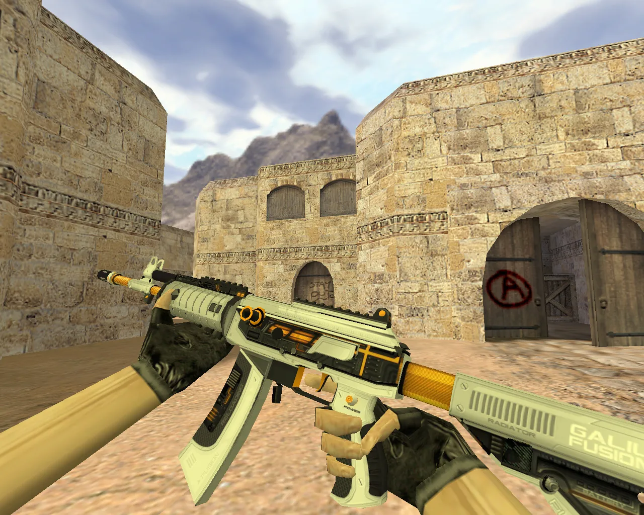 Скриншот Модель «Galil Слияние» для CS 1.6 - Оружие с уникальной анимацией