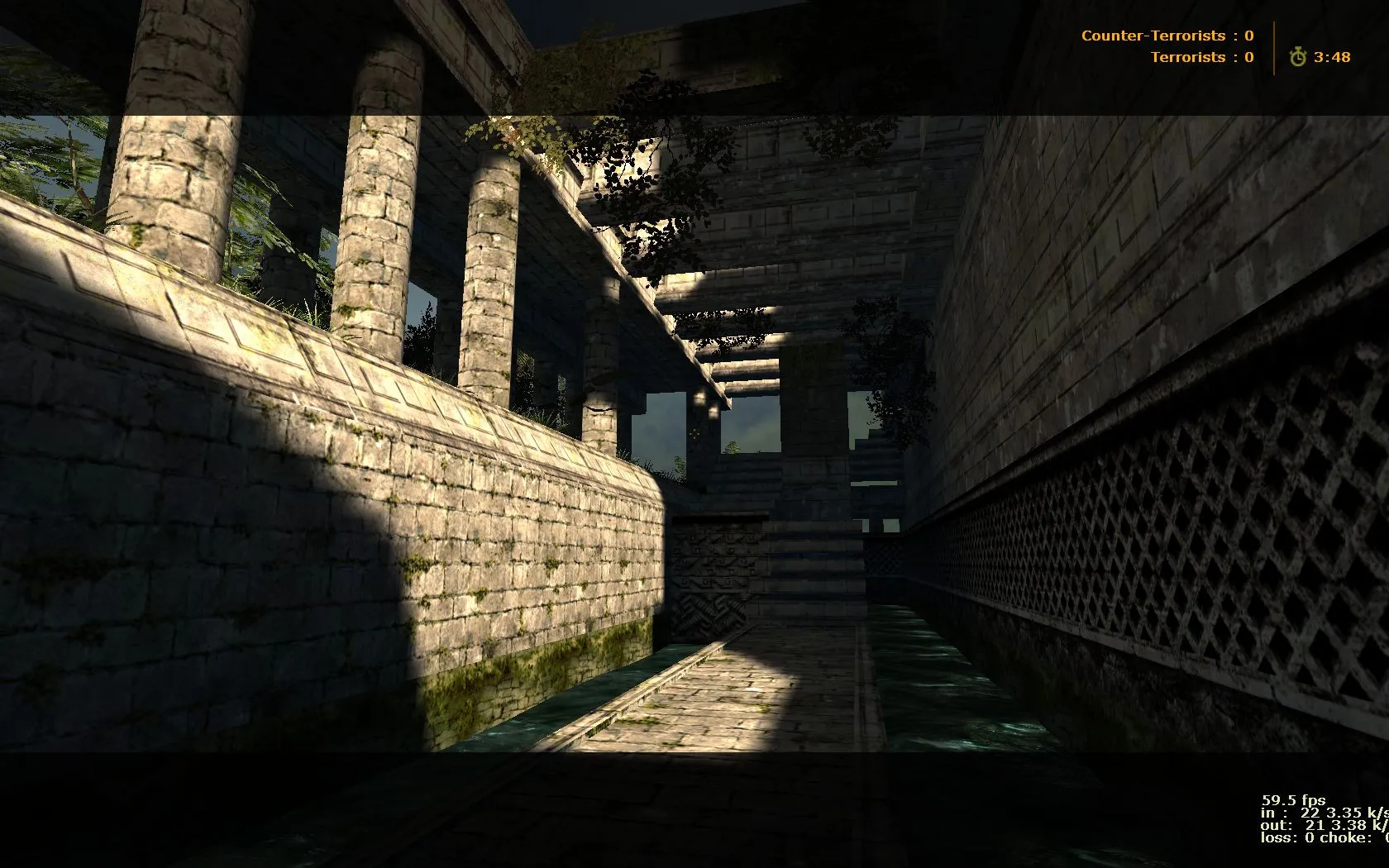 Скриншот  de_enlightment карта для CS 1.6: точки, пути, .nav для ботов, оптимизация wpoly/epoly и баланс сторон