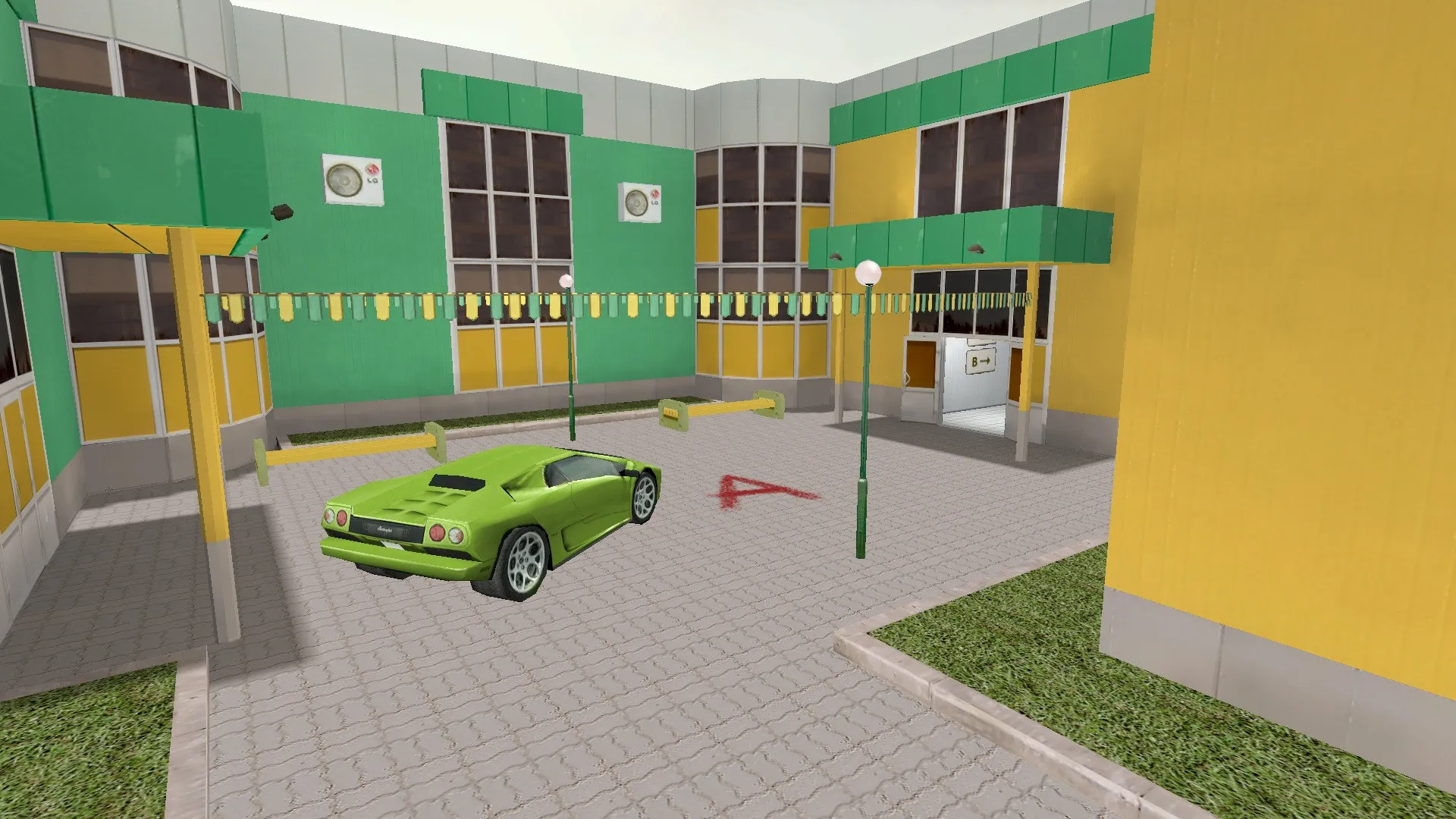 Скриншот  Карта de_parabellum для CS 1.6 - стратегическое поле боя