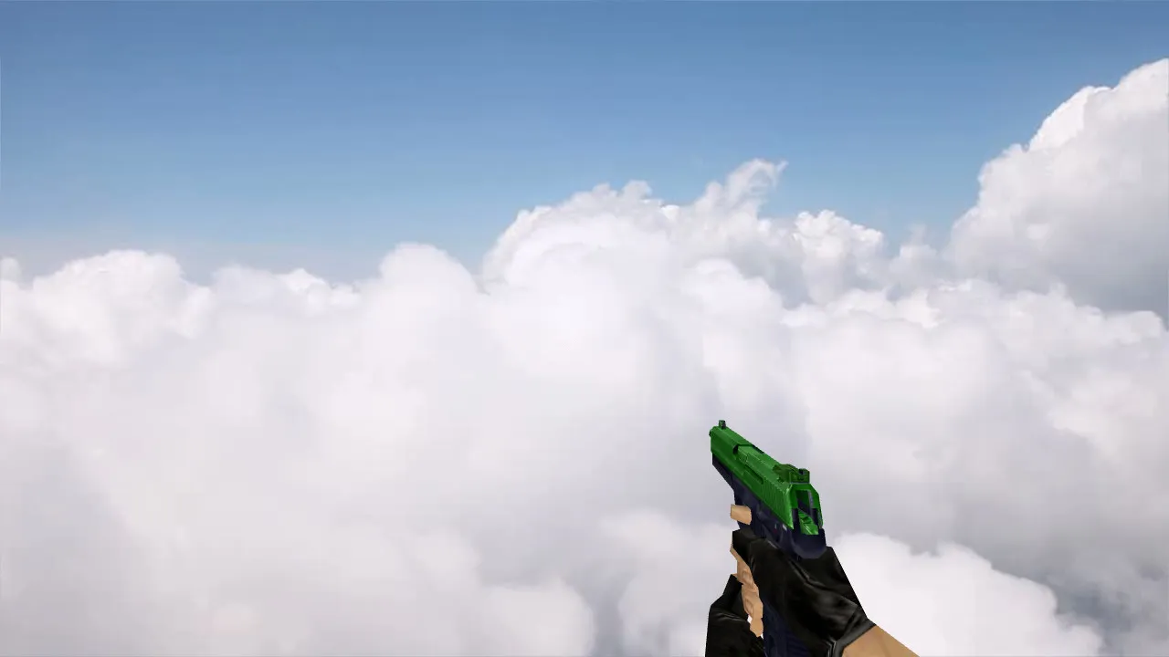 Скриншот Модель USP «Зеленое яблоко» для CS 1.6 - Скачай и играй