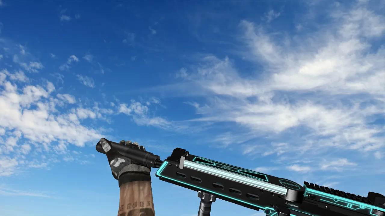 Скриншот Модель «TRON AR57» для CS 1.6 - Качественная замена P90