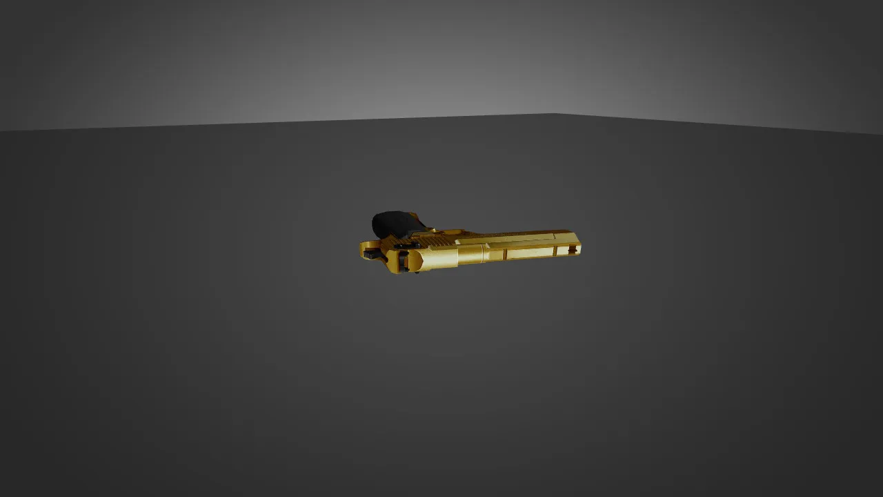 Скриншот Модель «Hav0c's Gold Deagle For Chicken» для CS 1.6 | Уникальные скины