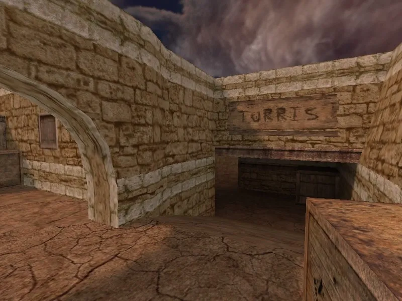 Скриншот  Карта de_turris для CS 1.6: Обзор и тактики