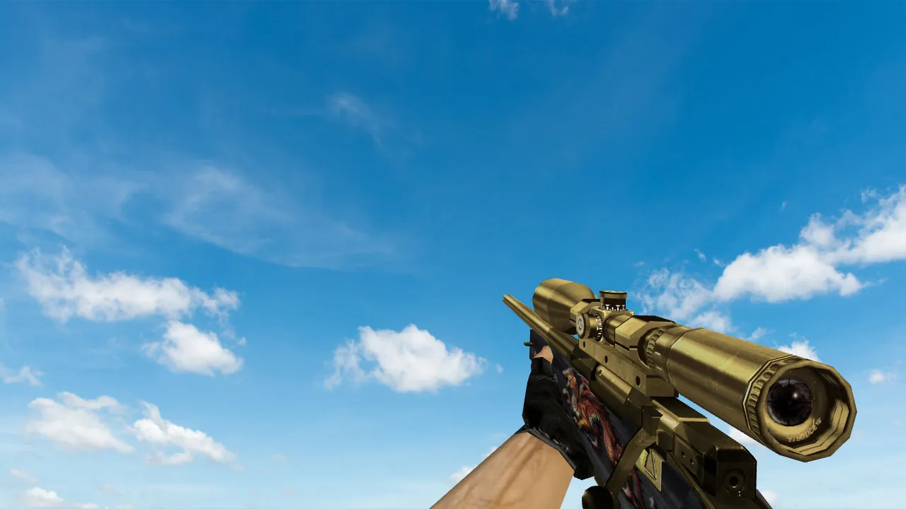 Скриншот Gold Dragon Pack: пак моделей оружия v_ p_ w_ для CS 1.6 с анимацией осмотра и звуками