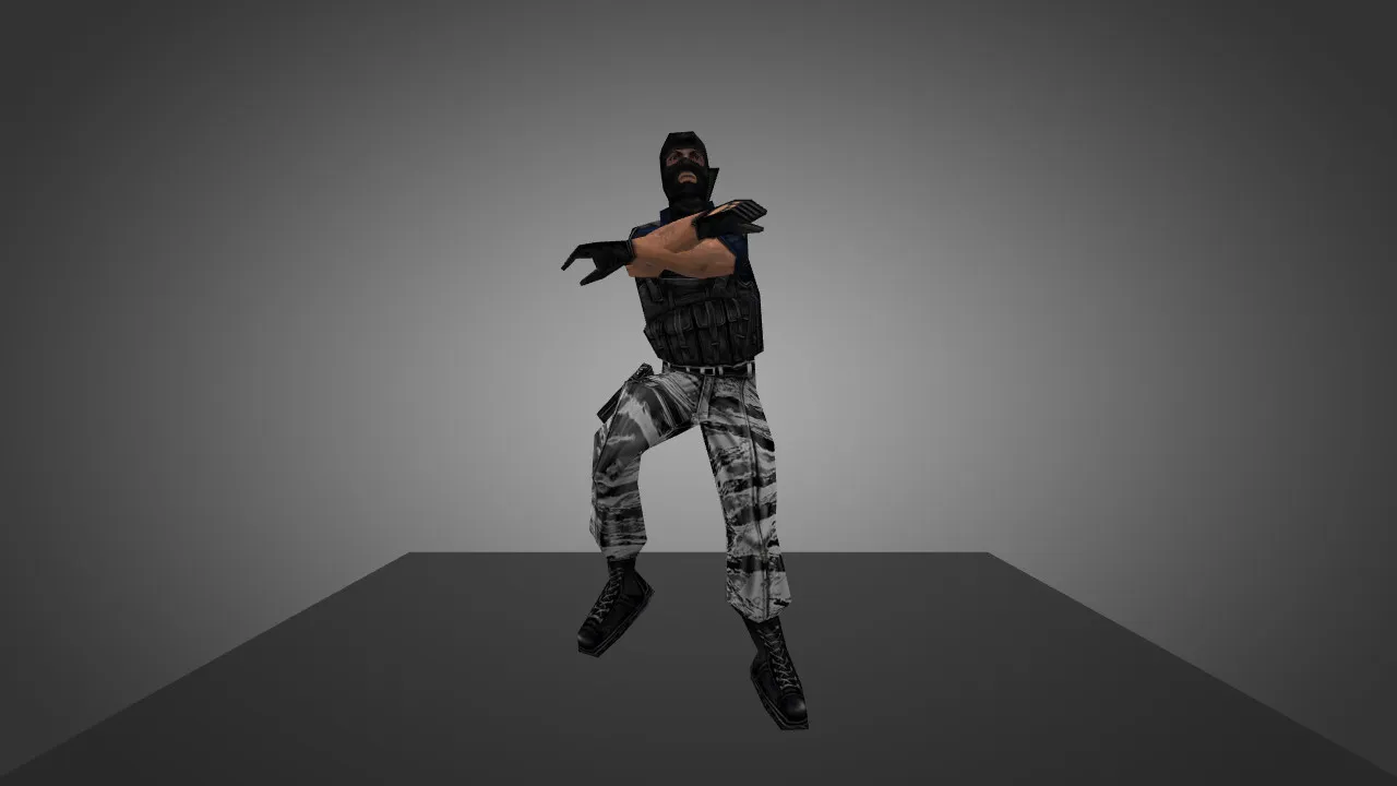 Скриншот Модель «Terror Gangnam Style» для CS 1.6 - Уникальный скин для игроков