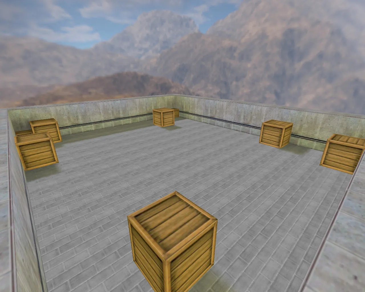 Скриншот  Карта 1hp_backtoback для CS 1.6: back-to-back ножи, раунды 1HP, точки и .nav для ботов